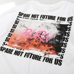 Alternative view of Burning - White