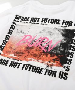 Alternative view of Burning - White