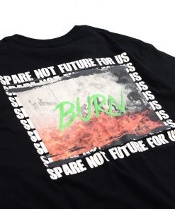 Alternative view of Burning - Black