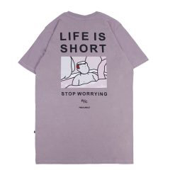 Life is Short - Dusty Lilac