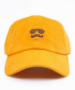 Alternative view of Mustache & Glasses - Yellow