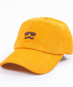 Mustache & Glasses - Yellow
